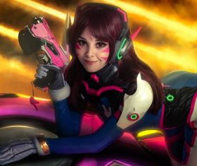 Stock Photo E-sports beauty