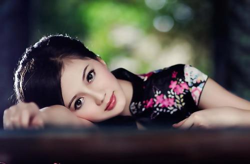 Stock Photo Fair-skinned Asian beauty
