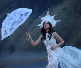Stock Photo Female single wedding photo