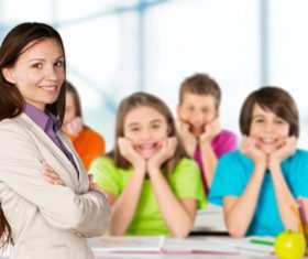 Teachers and students Stock Photo 06