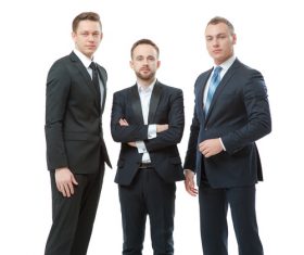 Three Business People Stock Photo 02