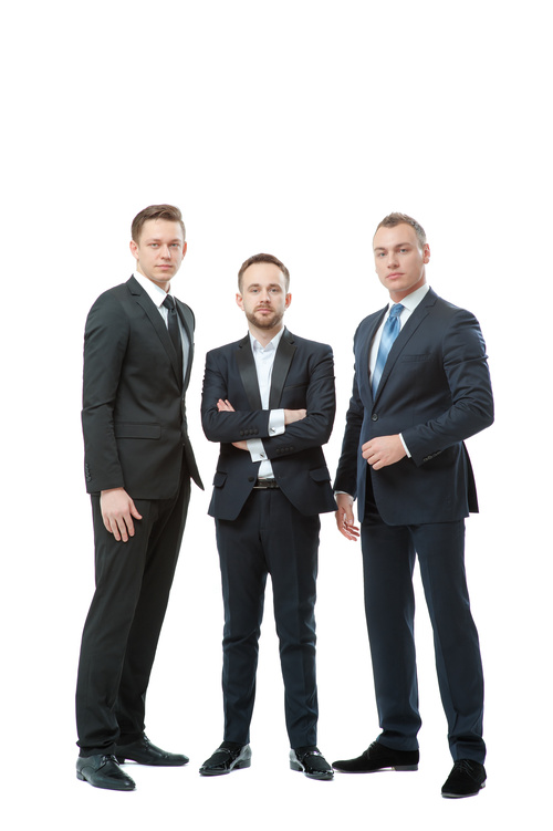Three Business People Stock Photo 02