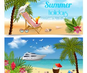 Tropical paradise vector