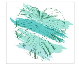 Tropical plant vector