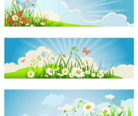 Vector cartoon landscape