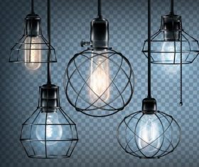 Vector light bulb illustration 01