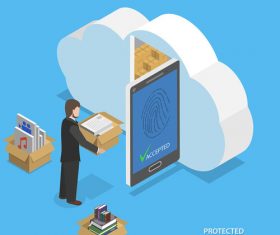 Vector stereo character scene 02