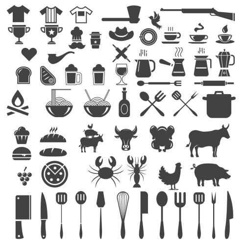 Vintage Badge & Objects vector set 2_05