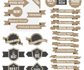 Vintage Badge & Objects07-Vector