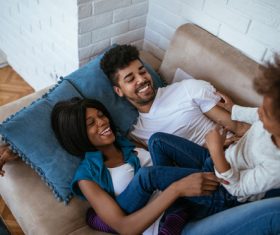 We are happy family Stock Photo 01