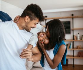 We are happy family Stock Photo 02