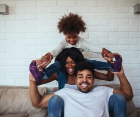 We are happy family Stock Photo 04