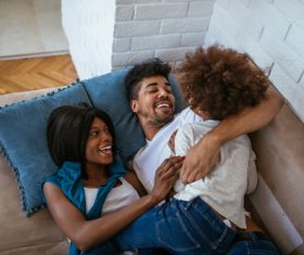 We are happy family Stock Photo 05