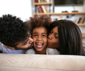 We are happy family Stock Photo 06