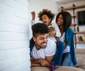 We are happy family Stock Photo 08