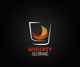 Whiskey logo design vectors 01