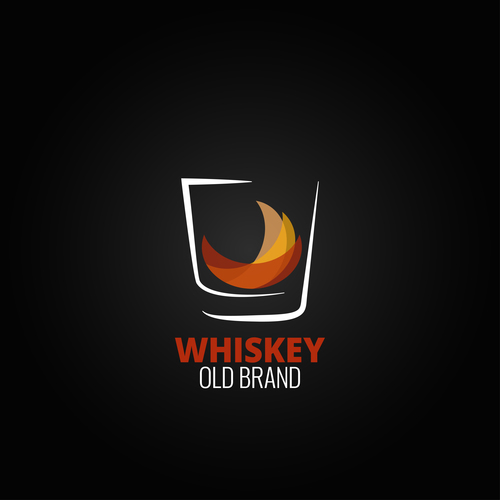 Whiskey logo design vectors 01