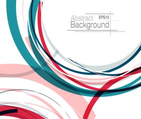 White background with abstract circle vector 06