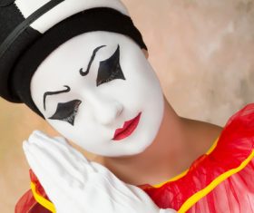 White face Stock Photo