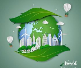 World environment day poster vector