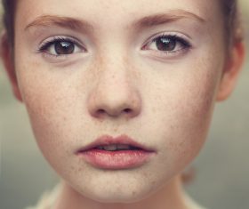 Young girls face Stock Photo 01