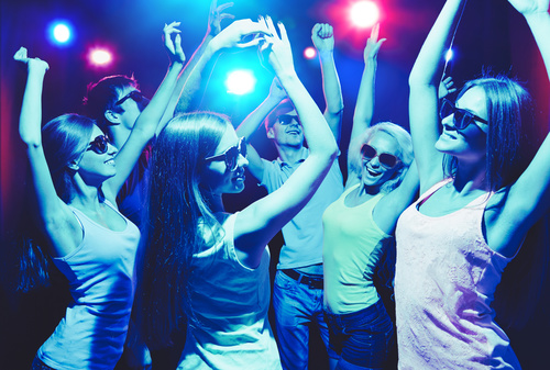 Young people in nightclub party Stock Photo 02
