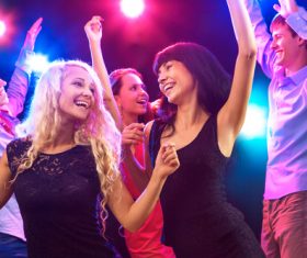 Young people in nightclub party Stock Photo 03