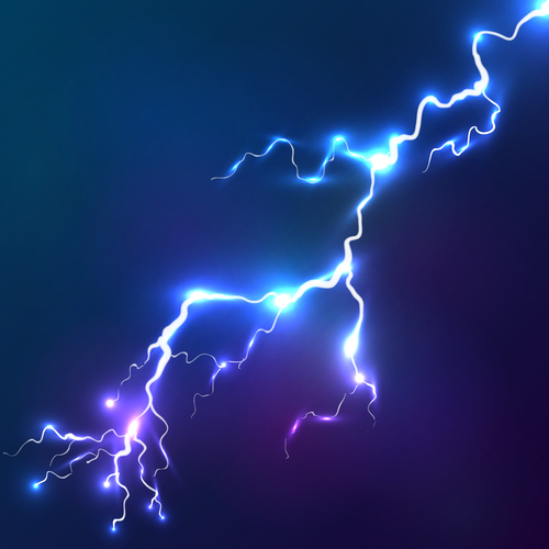 lightning illustration creative vector 02