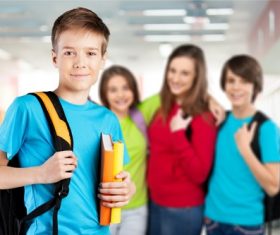 middle School student Stock Photo