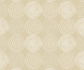 round seamless pattern hand drawn vector 01