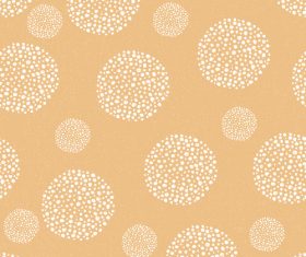 round seamless pattern hand drawn vector 04