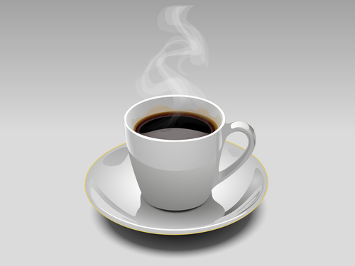 white coffee cup design vector 01