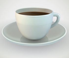 white coffee cup design vector 06