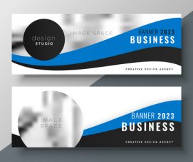 2023 business banners vector template 05