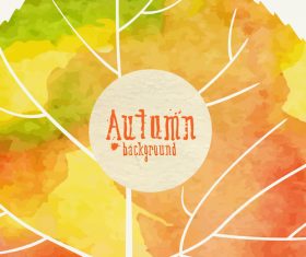 Abstract autumn background design vectors 02