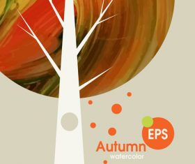 Abstract autumn background design vectors 03