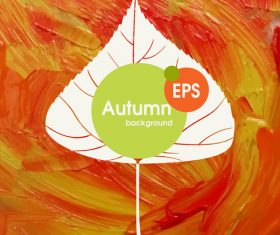 Abstract autumn background design vectors 04