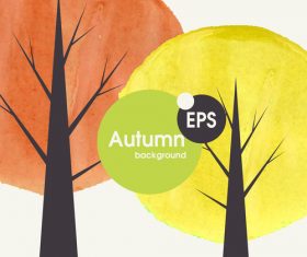 Abstract autumn background design vectors 08