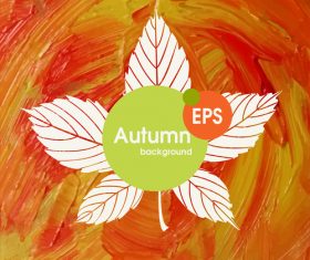 Abstract autumn background design vectors 09