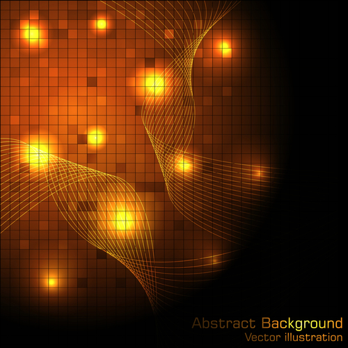 Abstract background with light vector