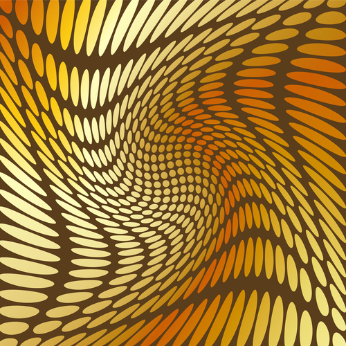 Abstract golden dot background art vector