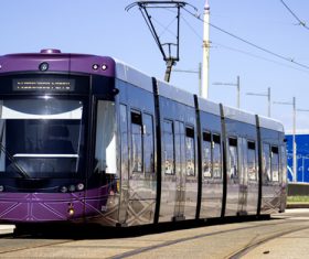 Advanced city tram Stock Photo 07