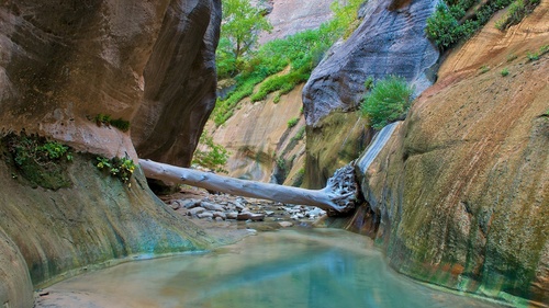 American Zion National Park scenery Stock Photo 01