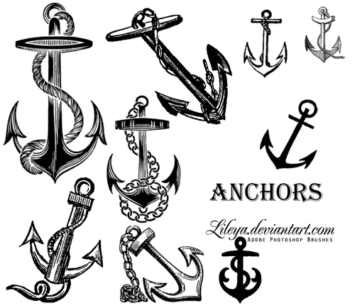 Anchors Photoshop Brushes