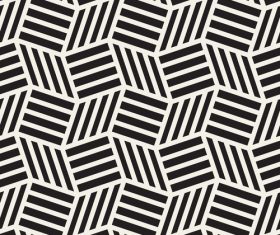 Black with white geometric abstract pattern vector 08 free download