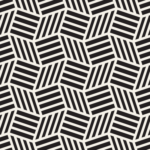 Black with white geometric abstract pattern vector 04