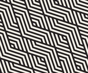 Black with white geometric abstract pattern vector 05