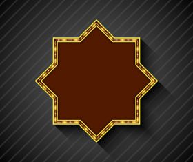 Blank neon billboard frame vectors 16