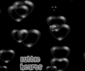 Bubble Heart Photoshop Brushes