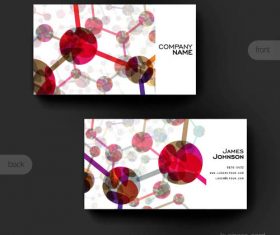 Business card and album cover design vector 05